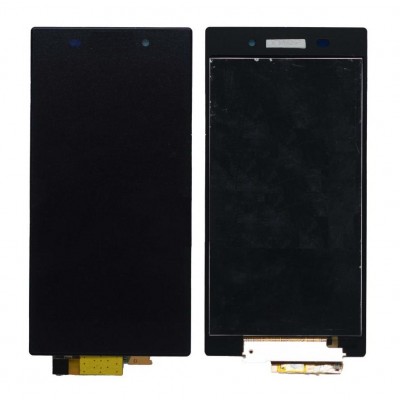 Lcd With Touch Screen For Sony Xperia Z1 C6906 Black By - Maxbhi Com