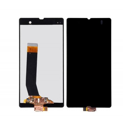 Lcd With Touch Screen For Sony Xperia Z Lt36 Black By - Maxbhi Com