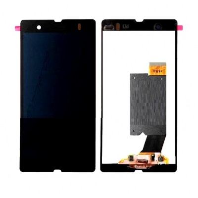 Lcd With Touch Screen For Sony Xperia Z Lt36h Black By - Maxbhi Com