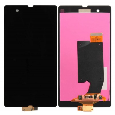 Lcd With Touch Screen For Sony Xperia Z Lt36i Purple By - Maxbhi Com