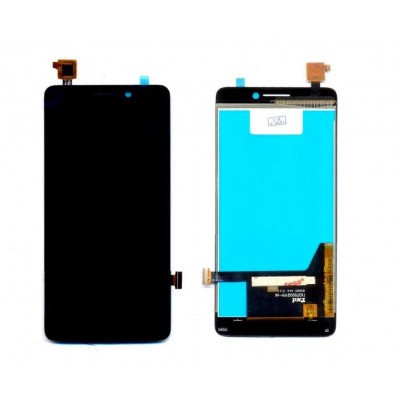 Lcd With Touch Screen For Spice Stellar Mi520 Black By - Maxbhi Com