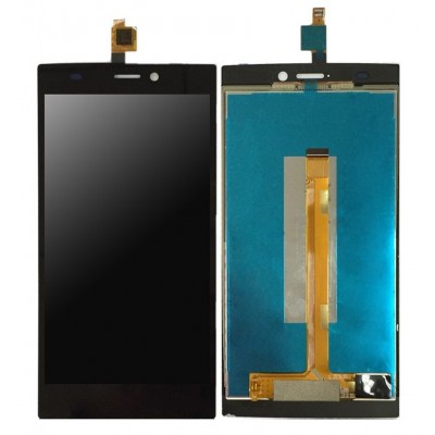 Lcd With Touch Screen For Wiko Ridge 4g Black By - Maxbhi Com