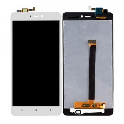 Lcd With Touch Screen For Xiaomi Mi 4s White By - Maxbhi Com