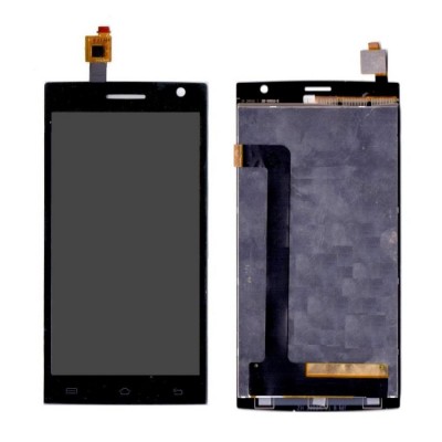 Lcd With Touch Screen For Xolo Q2000 Black By - Maxbhi Com