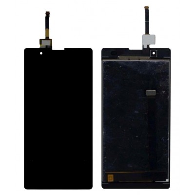 Lcd With Touch Screen For Yu Yunique Black By - Maxbhi Com