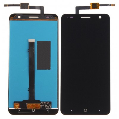 Lcd With Touch Screen For Zte Blade V7 Black By - Maxbhi Com