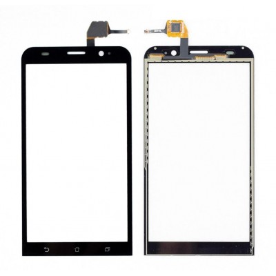 Touch Screen Digitizer For Asus Zenfone 2 Deluxe Ze551ml Silver By - Maxbhi Com