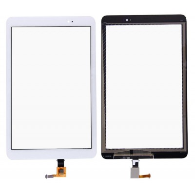 Touch Screen Digitizer For Huawei Mediapad T1 10 White Silver By - Maxbhi Com