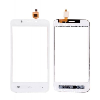 Touch Screen Digitizer For Intex Aqua Q4 White By - Maxbhi Com
