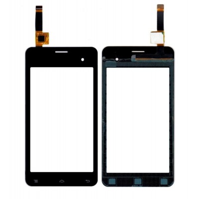 Touch Screen Digitizer For Lava Iris 405 Black By - Maxbhi Com