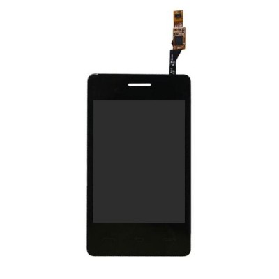 Lcd With Touch Screen For Lg Cookie Smart T375 Black By - Maxbhi Com