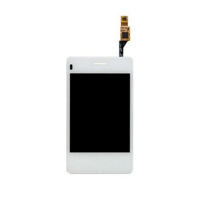 Lcd With Touch Screen For Lg Cookie Smart T375 White By - Maxbhi Com