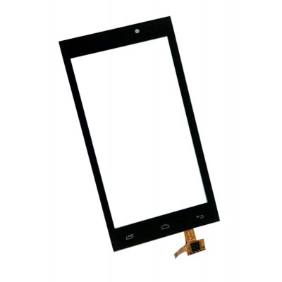 Touch Screen Digitizer For Micromax Canvas Fire 4 A107 Black By - Maxbhi.com