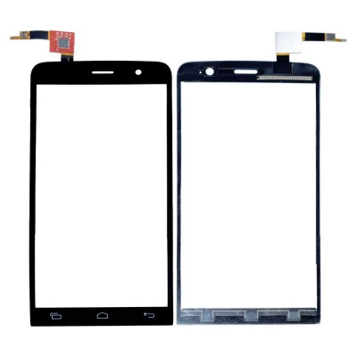 Touch Screen Digitizer For Micromax Canvas L A108 Black By - Maxbhi Com