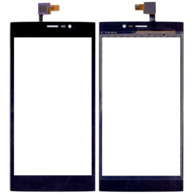 Touch Screen Digitizer For Micromax Canvas Play 4g Q469 Black By - Maxbhi Com