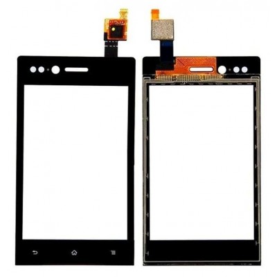 Touch Screen Digitizer For Sony Xperia Miro St23a Pink By - Maxbhi Com