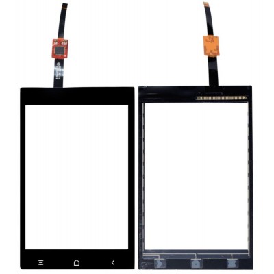 Touch Screen Digitizer For Spice M6110 Silver By - Maxbhi Com