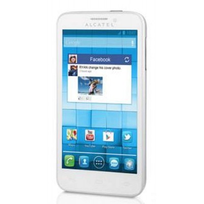 LCD with Touch Screen for Alcatel One Touch Snap - White