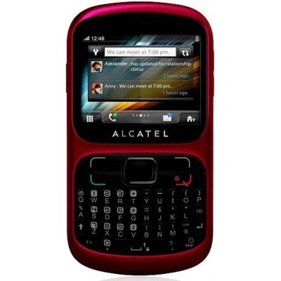 LCD with Touch Screen for Alcatel OT-813D - Black