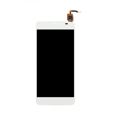 Lcd With Touch Screen For Alcatel Idol X White By - Maxbhi.com