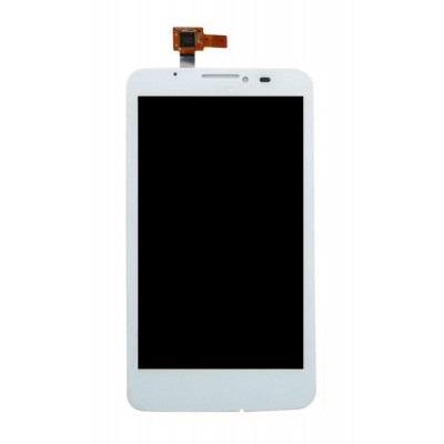 Lcd With Touch Screen For Alcatel One Touch Scribe Easy 8000d With Dual Sim Blue By - Maxbhi.com