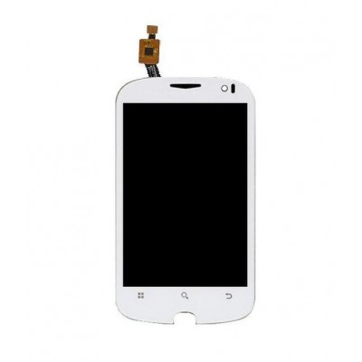 Lcd With Touch Screen For Alcatel Ot990 White By - Maxbhi.com
