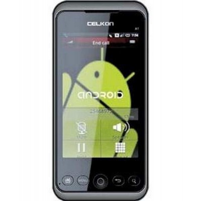 LCD with Touch Screen for Celkon A1 - Black