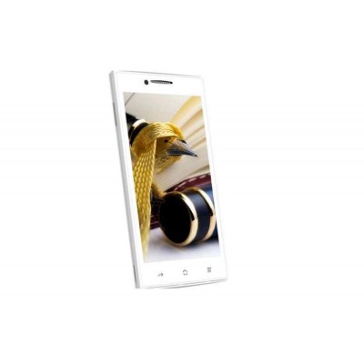 LCD with Touch Screen for Celkon A60 - White