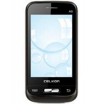 LCD with Touch Screen for Celkon A9 - Black