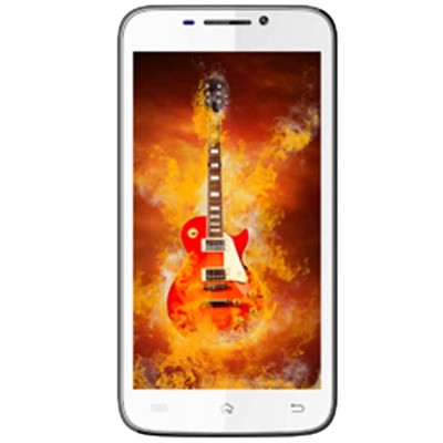 LCD with Touch Screen for Celkon AR50 - White