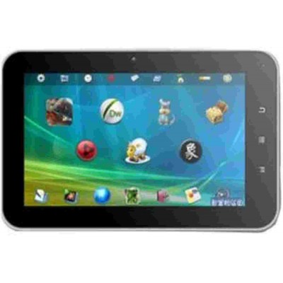 LCD with Touch Screen for Celkon CT 7 - White