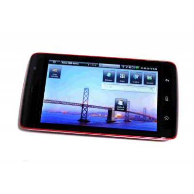 LCD with Touch Screen for Dell Streak - Red