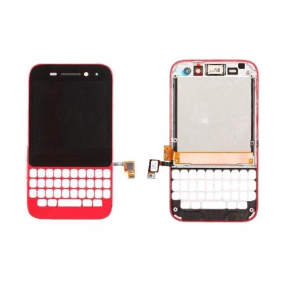 Lcd With Touch Screen For Blackberry Q5 Red By - Maxbhi Com