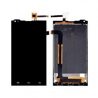 Lcd With Touch Screen For Celkon Q455 Black By - Maxbhi Com