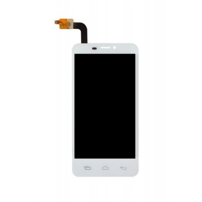 Lcd With Touch Screen For Gigabyte Gsmart Maya M1 Brown White By - Maxbhi.com