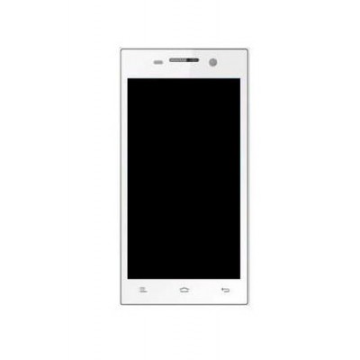 Lcd With Touch Screen For Gionee Ctrl V4 White By - Maxbhi.com