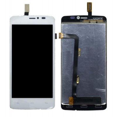 Lcd With Touch Screen For Gionee Ctrl V4s White By - Maxbhi Com