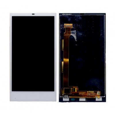 Lcd With Touch Screen For Gionee Elife E7 Mini White By - Maxbhi Com