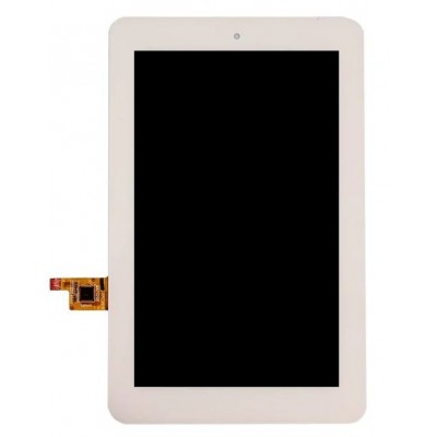 Lcd With Touch Screen For Hp 7 Plus White By - Maxbhi Com
