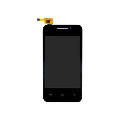 Lcd With Touch Screen For Huawei Ascend Y220 Black By - Maxbhi.com