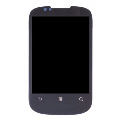 Lcd With Touch Screen For Huawei U8180 Ideos X1 Black By - Maxbhi Com