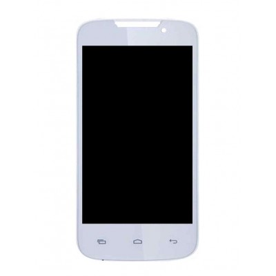 Lcd With Touch Screen For Lava 3g 402 White By - Maxbhi Com