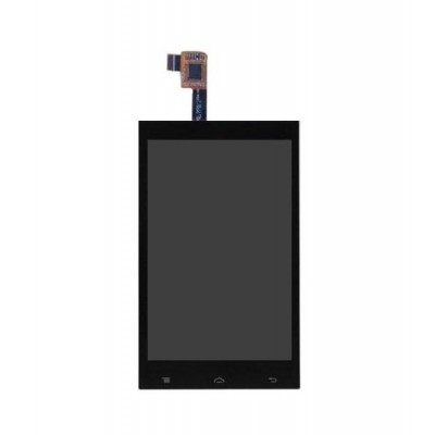 Lcd With Touch Screen For Lava Iris 404e White By - Maxbhi.com