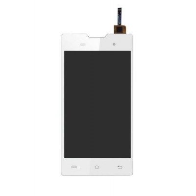 Lcd With Touch Screen For Lava Iris 410 White By - Maxbhi.com
