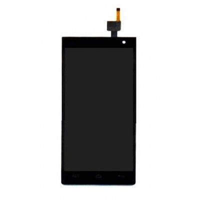 Lcd With Touch Screen For Lava Iris 504q Plus Black By - Maxbhi.com
