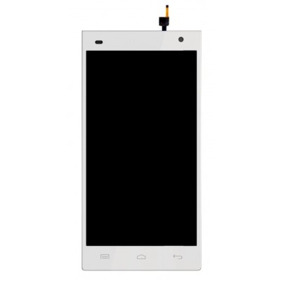 Lcd With Touch Screen For Lava Iris 504q Plus White By - Maxbhi.com