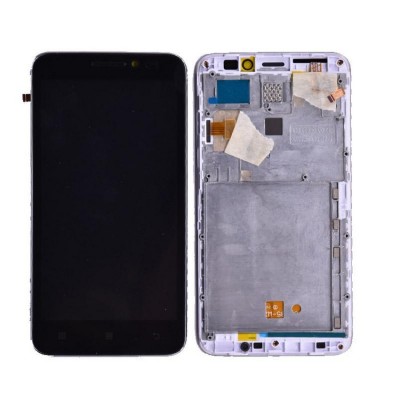 Lcd With Touch Screen For Lenovo A606 Black By - Maxbhi Com