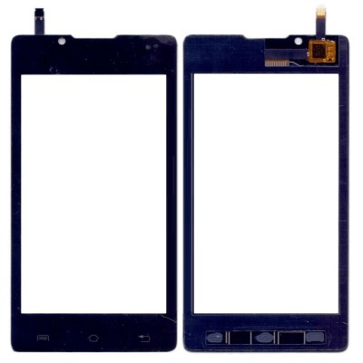 Touch Screen Digitizer For Lava Iris 402e Black By - Maxbhi Com