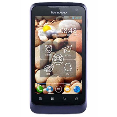 LCD with Touch Screen for Lenovo P700i - Black