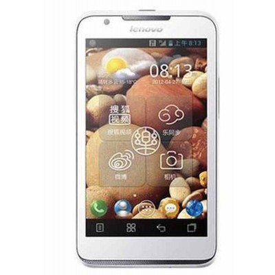 LCD with Touch Screen for Lenovo S880 - White